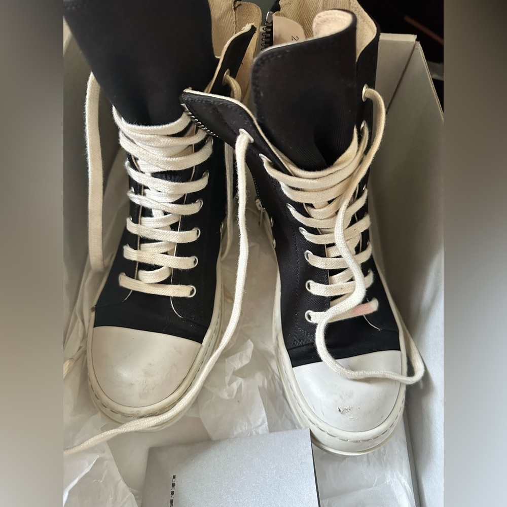 Rick owens dark shadow boots